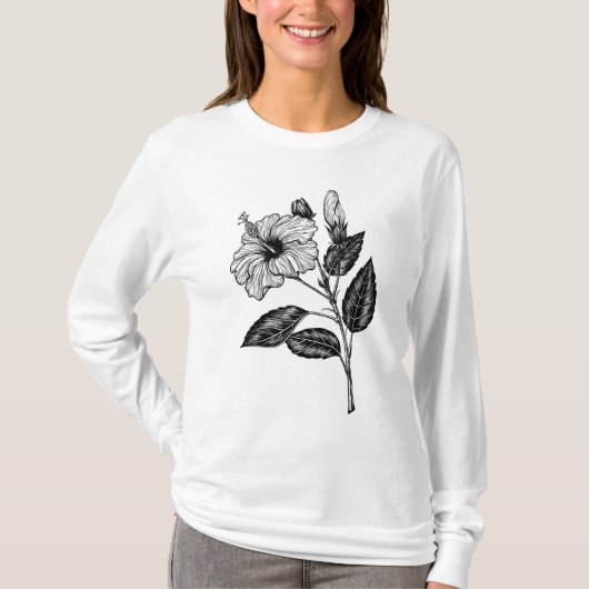 Hibiscus flower III T-shirt (Voorkant)