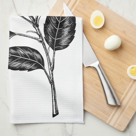 Hibiscus flower III Theedoek (Quarter Fold)