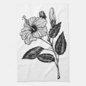 Hibiscus flower III Theedoek (Verticaal)