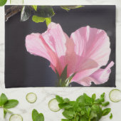 Hibiscus Flower in Profile Theedoek (Gevouwen)