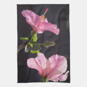 Hibiscus Flower in Profile Theedoek