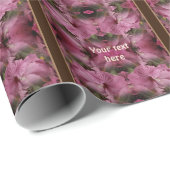 Hibiscus Flower Multiplicated gepersonaliseerd Cadeaupapier (Rol Hoek)