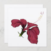 Hibiscus Flower Note Kaart Notitiekaartje (Voorkant / Achterkant)