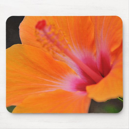 Hibiscus Flower of Hawaii Mousepad Muismat (Voorkant)