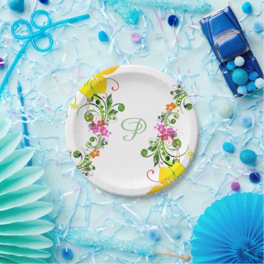 Hibiscus flower paper bord (Feest)