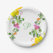 Hibiscus flower paper bord (Voorkant)