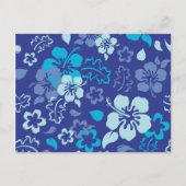 Hibiscus Flower Pattern Briefkaart (Voorkant)