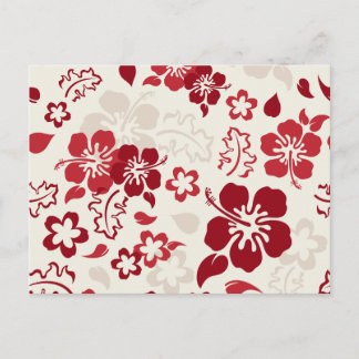 Hibiscus Flower Pattern Briefkaarten