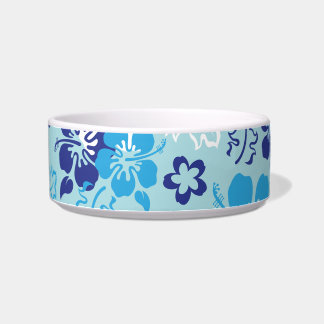Hibiscus Flower Pattern Dog Pet Bowl Voerbakje