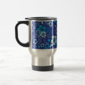 Hibiscus Flower Pattern Stainless Steel Travel Mug Reisbeker (Links)