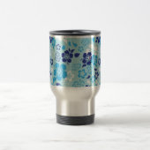 Hibiscus Flower Pattern Stainless Steel Travel Mug Reisbeker (Center)