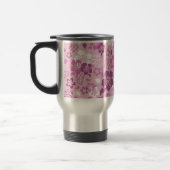 Hibiscus Flower Pattern Stainless Steel Travel Mug Reisbeker (Links)