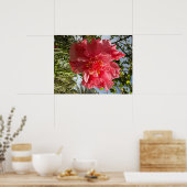 Hibiscus Flower Poster @3dudes1life (Keuken)