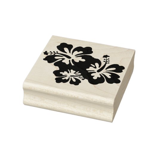 Hibiscus Flower Rubberstempel (Stempel)