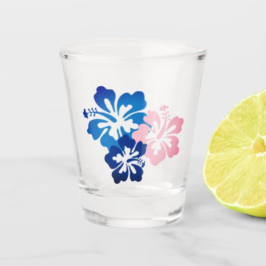 Hibiscus Flower Shot Glas (Voorkant)