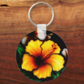 Hibiscus Flower Sleutelhanger (Voorkant)