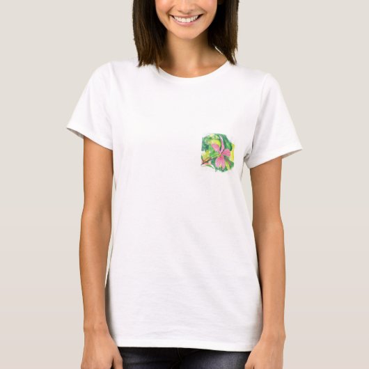Hibiscus Flower T-shirt (Voorkant)
