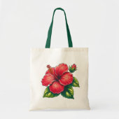 Hibiscus Flower Tote Bag (Voorkant)