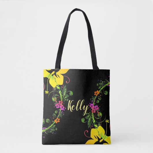 Hibiscus flower tote bag (Voorkant)