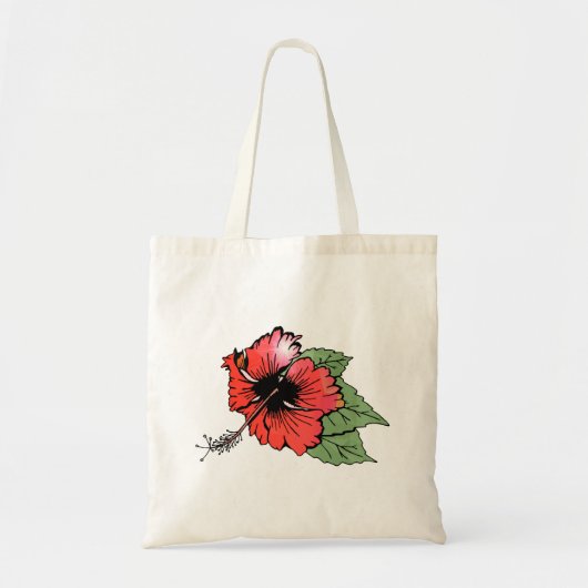 Hibiscus Flower Tote Bag (Voorkant)