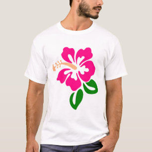 Hibiscus Flower Tropic Bloom Blossom Botanisch T-shirt