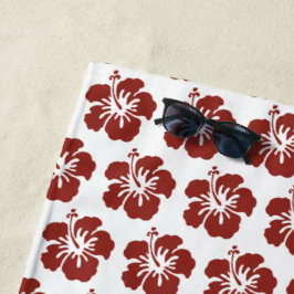 Hibiscus Flower Tropical Beach Towel Strandlaken