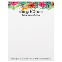 Hibiscus Flower Tropical Paradise Hawaiian Floral