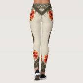 Hibiscus Flower Tropical Vibes Floral Leggings (Achterkant)