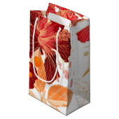 Hibiscus flower - waterverf verf 2 klein cadeauzakje (Voorkant Gekanteld)