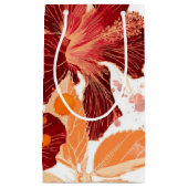 Hibiscus flower - waterverf verf 2 klein cadeauzakje (Voorkant)