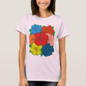 Hibiscus Flowers #7 T-shirt (Voorkant)