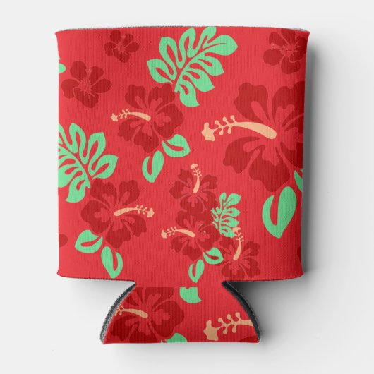 Hibiscus Flowers Blikjeskoeler (Voorkant)