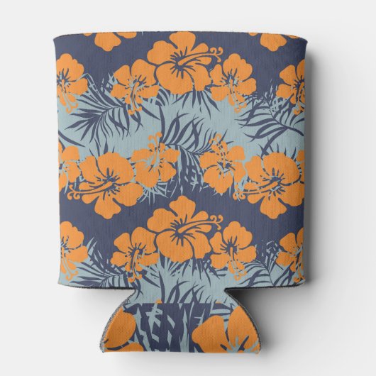 Hibiscus Flowers:  bloembehang Blikjeskoeler (Achterkant)