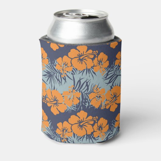 Hibiscus Flowers:  bloembehang Blikjeskoeler (Blikje Achterkant)