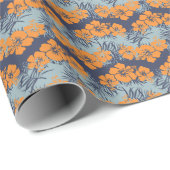 Hibiscus Flowers: bloembehang Cadeaupapier (Rol Hoek)