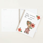 Hibiscus Flowers Book Cover Planner (Display)