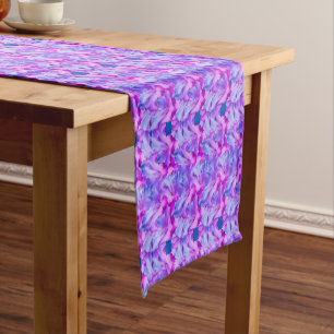 Hibiscus Flowers Bouquet Pattern Korte Tafelloper