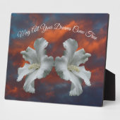 Hibiscus Flowers Dreams komen uit waar Inspirerend Fotoplaat (Zijkant)