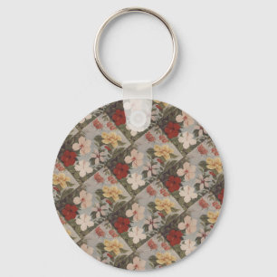  Hibiscus Flowers Floral Red Pink Yellow Sleutelhanger