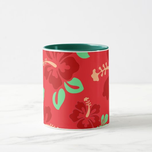 Hibiscus Flowers Mok (Midden)