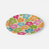 Hibiscus Flowers Papieren Bordje (Gekanteld)