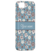  Hibiscus Flowers Patroon Case-Mate iPhone Case (Back/Rechts)