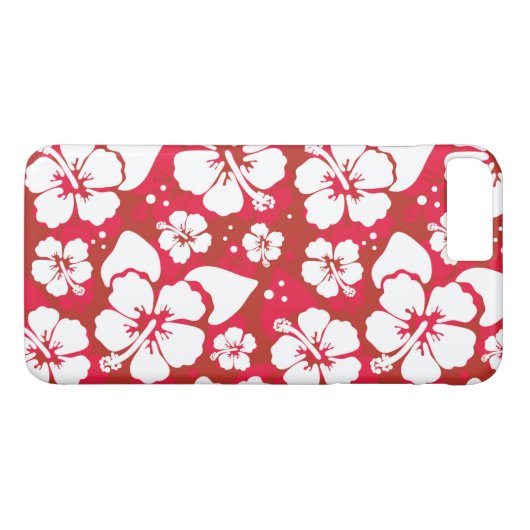 Hibiscus Flowers Pattern Case-Mate iPhone Case (Achterkant (Horizontaal))