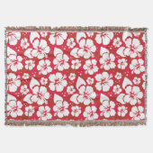 Hibiscus Flowers Pattern Deken (Voorkant)