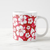 Hibiscus Flowers Pattern Grote Koffiekop (Rechts)