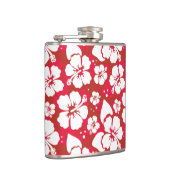 Hibiscus Flowers Pattern Heupfles (Rechts)