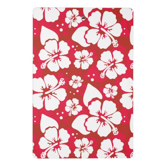 Hibiscus Flowers Pattern Mini Klembord (Achterkant)