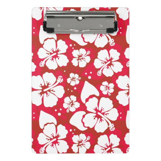 Hibiscus Flowers Pattern Mini Klembord (Voorkant)