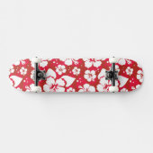 Hibiscus Flowers Pattern Persoonlijk Skateboard (Horizontaal)