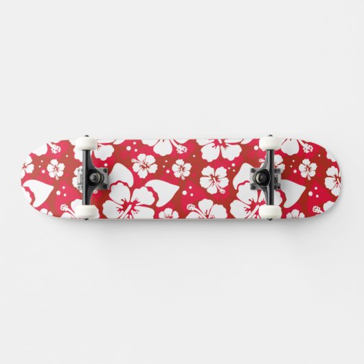 Hibiscus Flowers Pattern Persoonlijk Skateboard (Horizontaal)